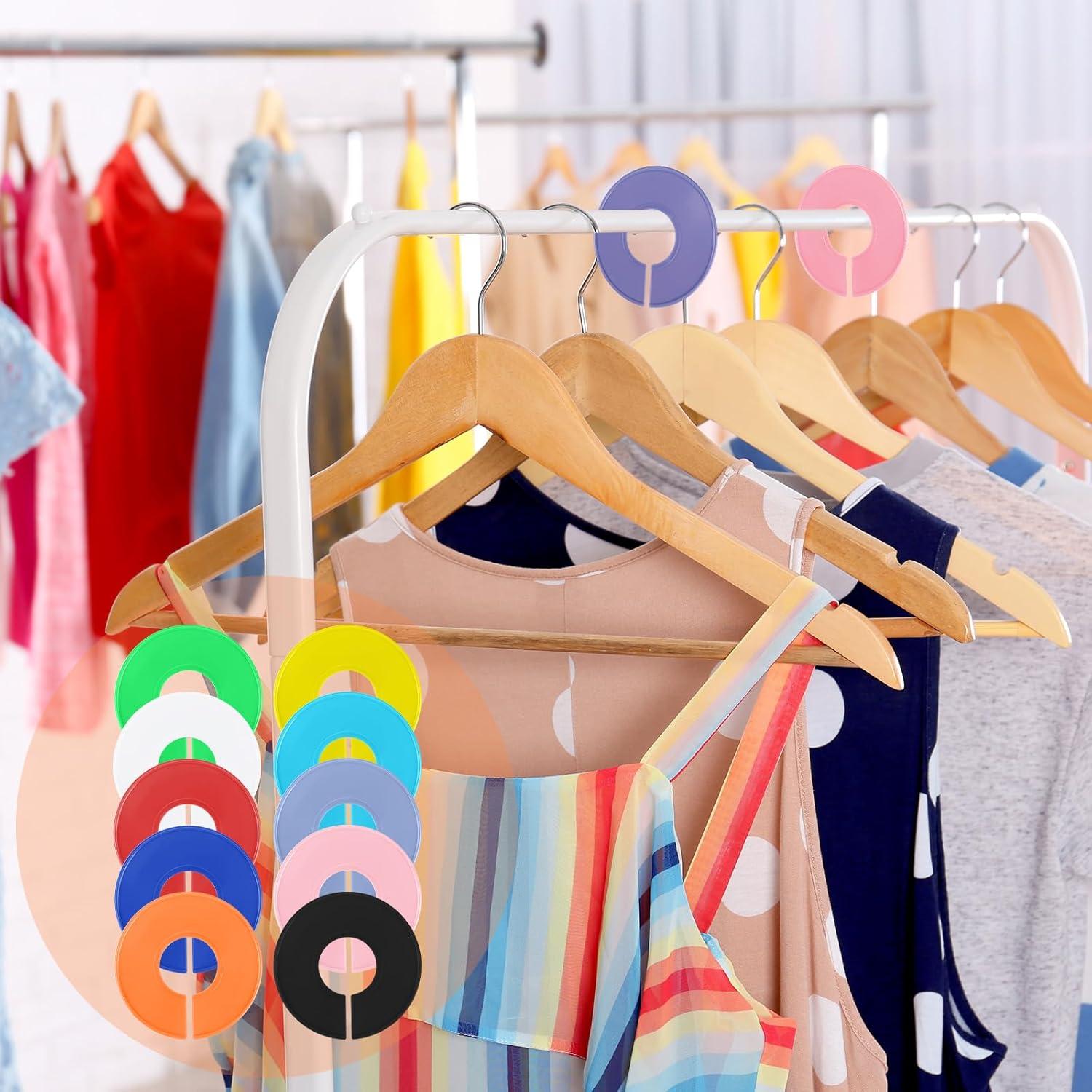 Divisores de Armario Coloridos Giantree - 10 Pcs Redondos 9cm