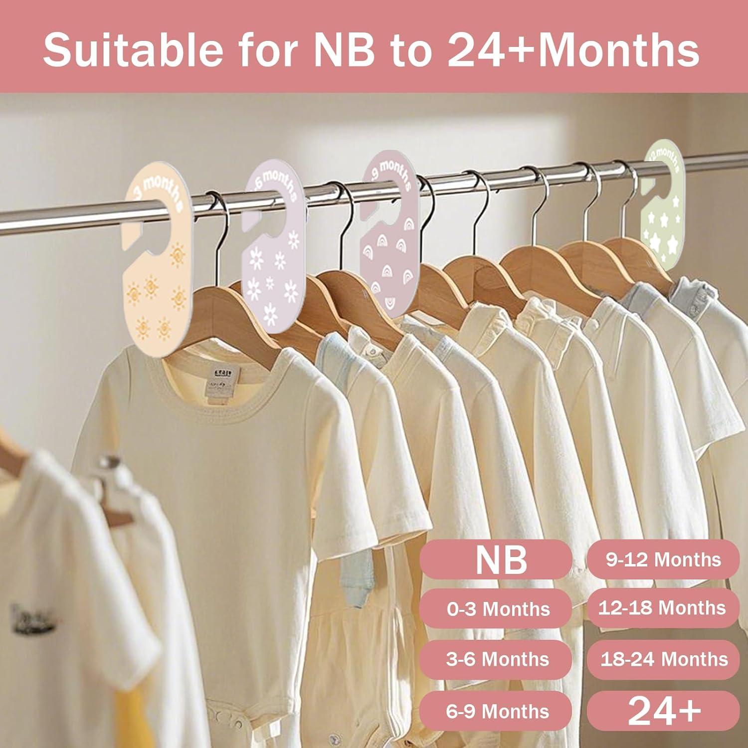 Divisores de Armario para Bebés Hepertise - 8 Piezas Organizador