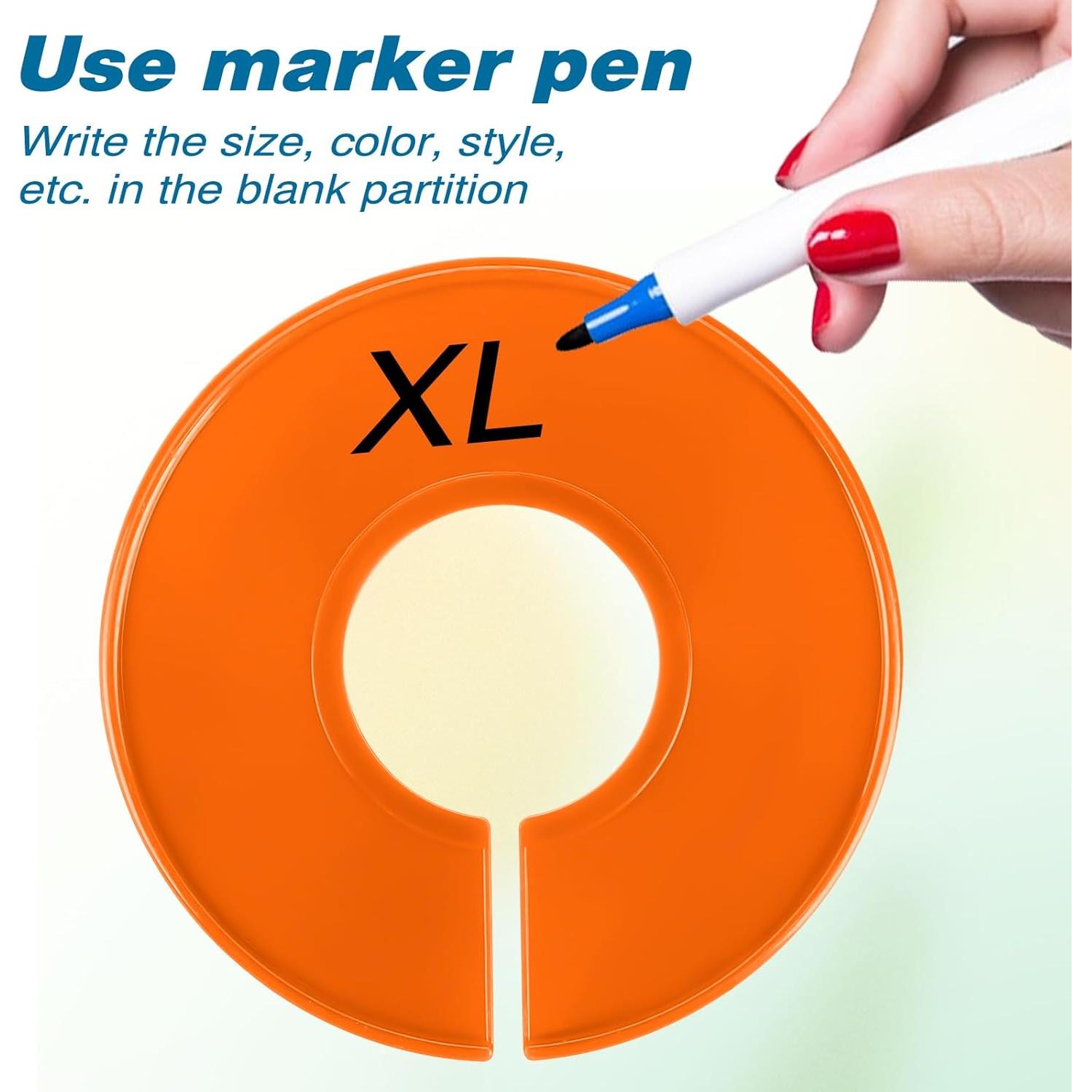 Divisores de Armario Mozeat 10 PCS Coloridos para Perchas