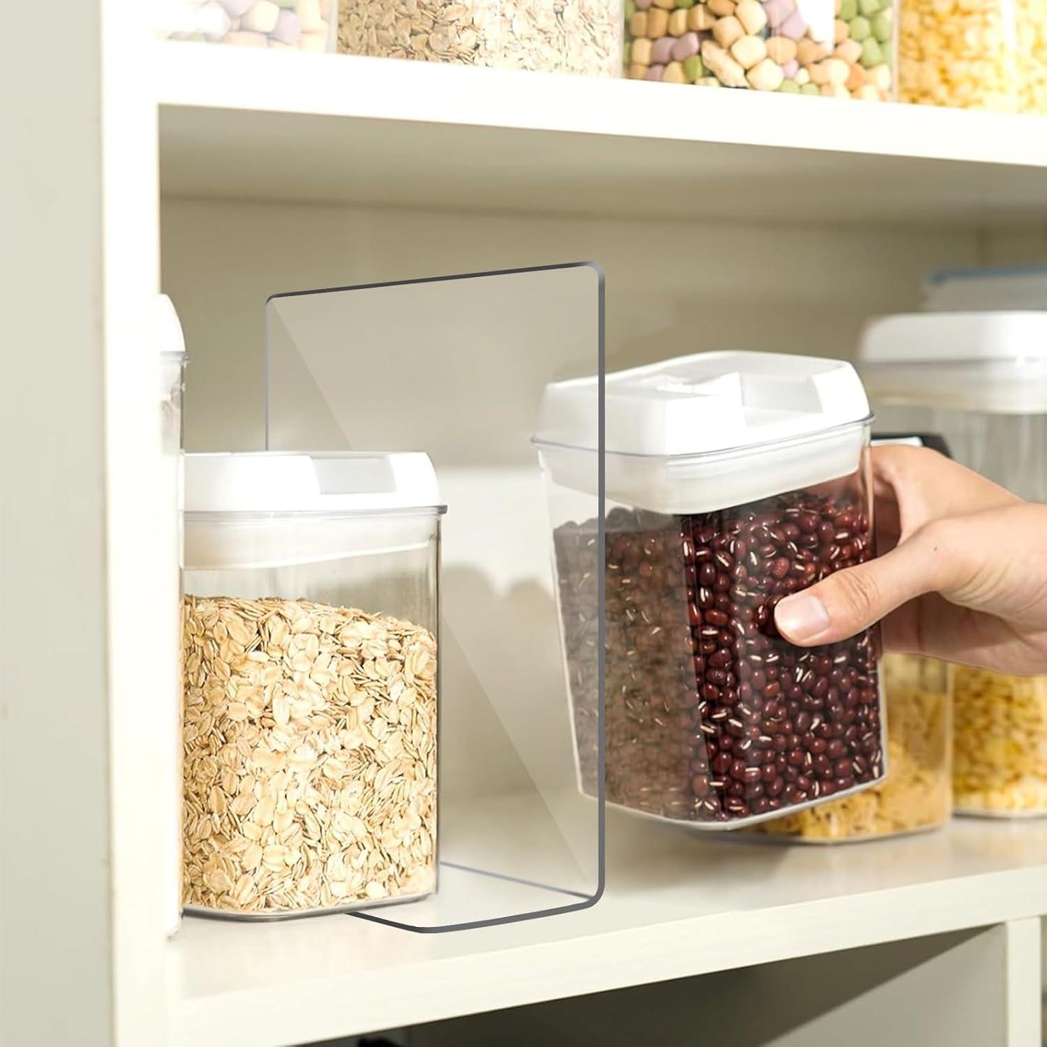 Divisores de Estantería OKPOW - 12 Piezas Acrílico Transparente