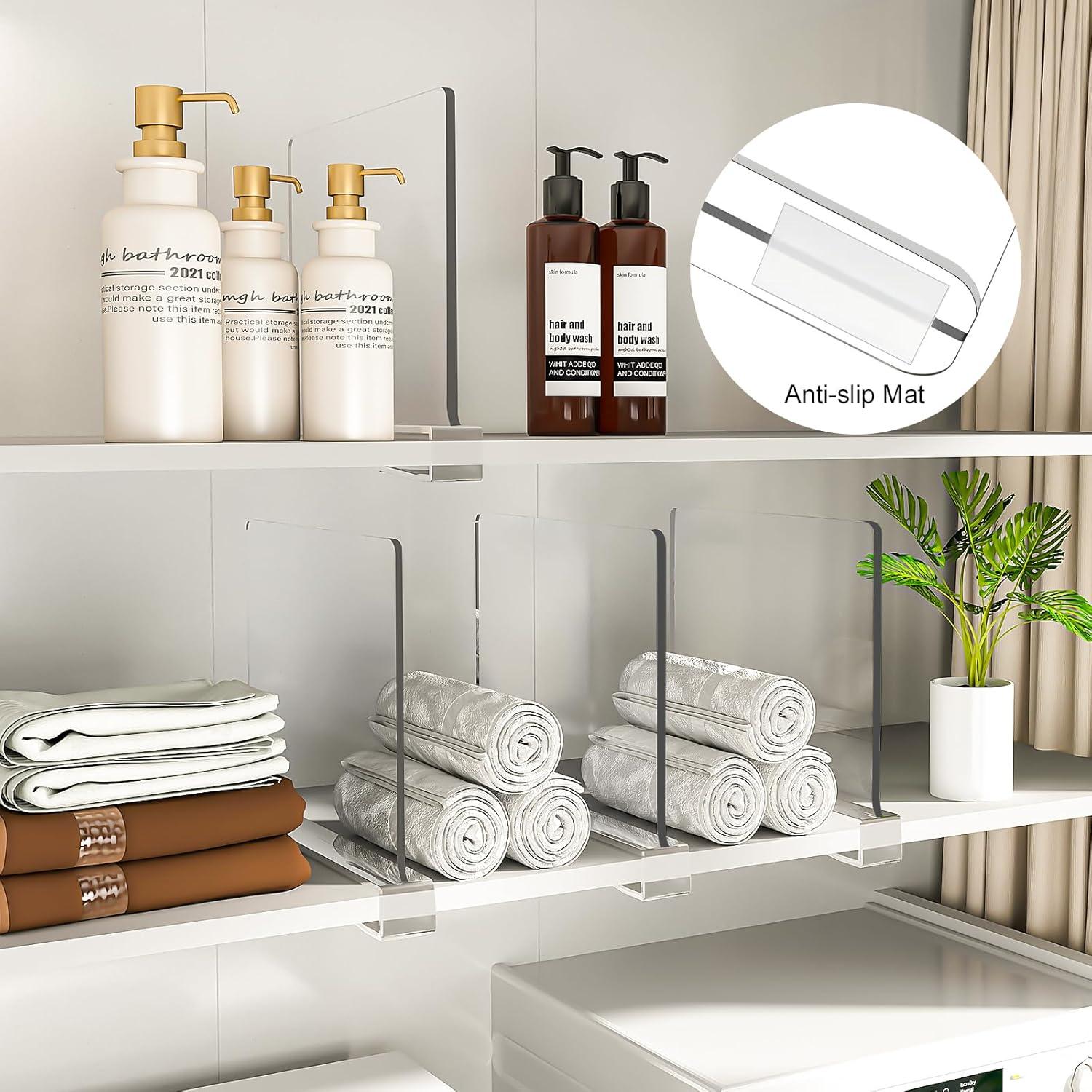 Divisores de Estante Organizador de Bolsos SortNStore - 6 Piezas Acrílico