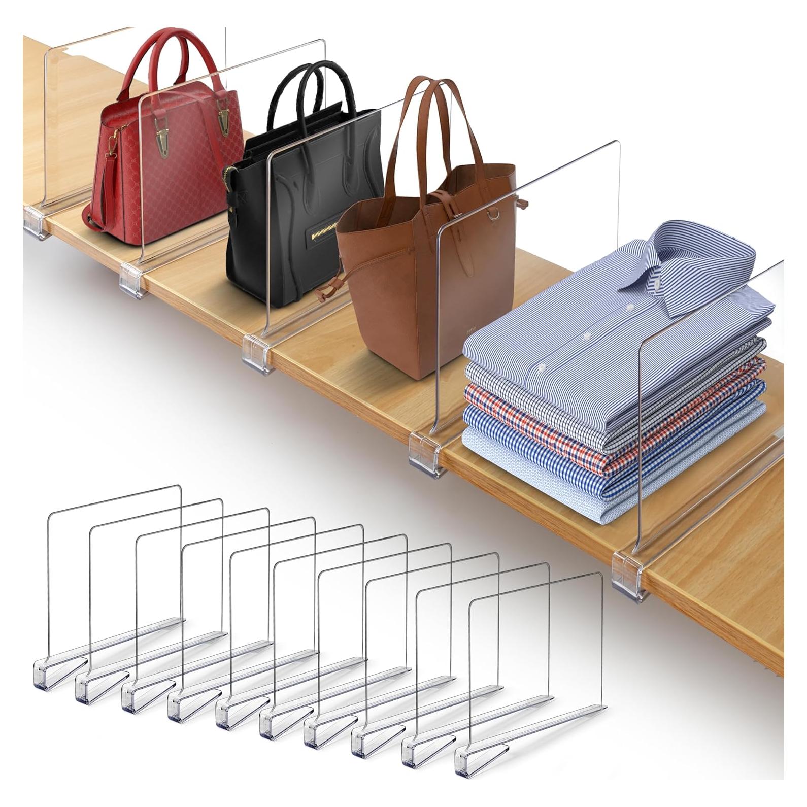 Divisores de Estante Acrílicos BigBCart - Paquete de 10