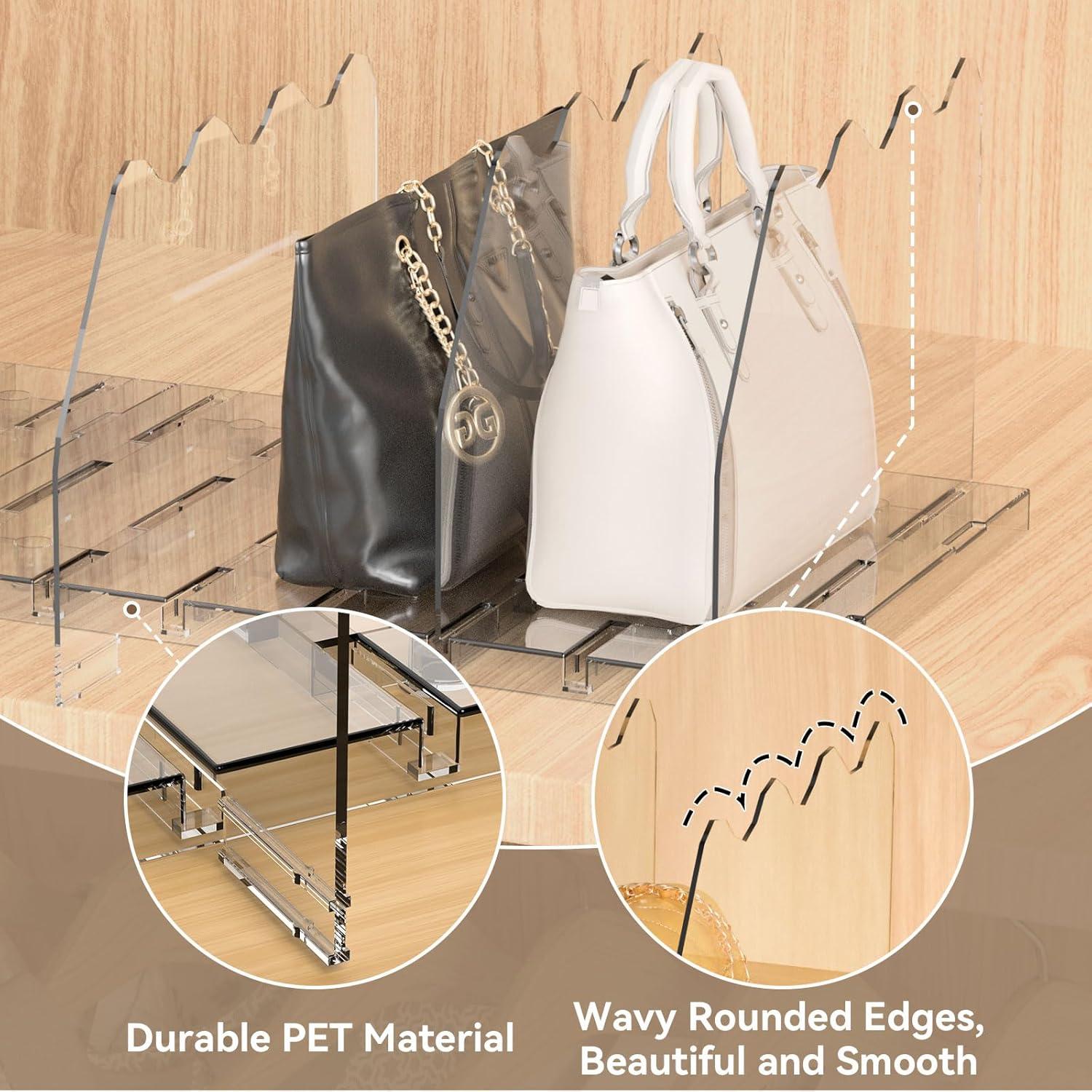 Organizador de Bolsos Ajustable SOYO Transparente 8 Compartimentos