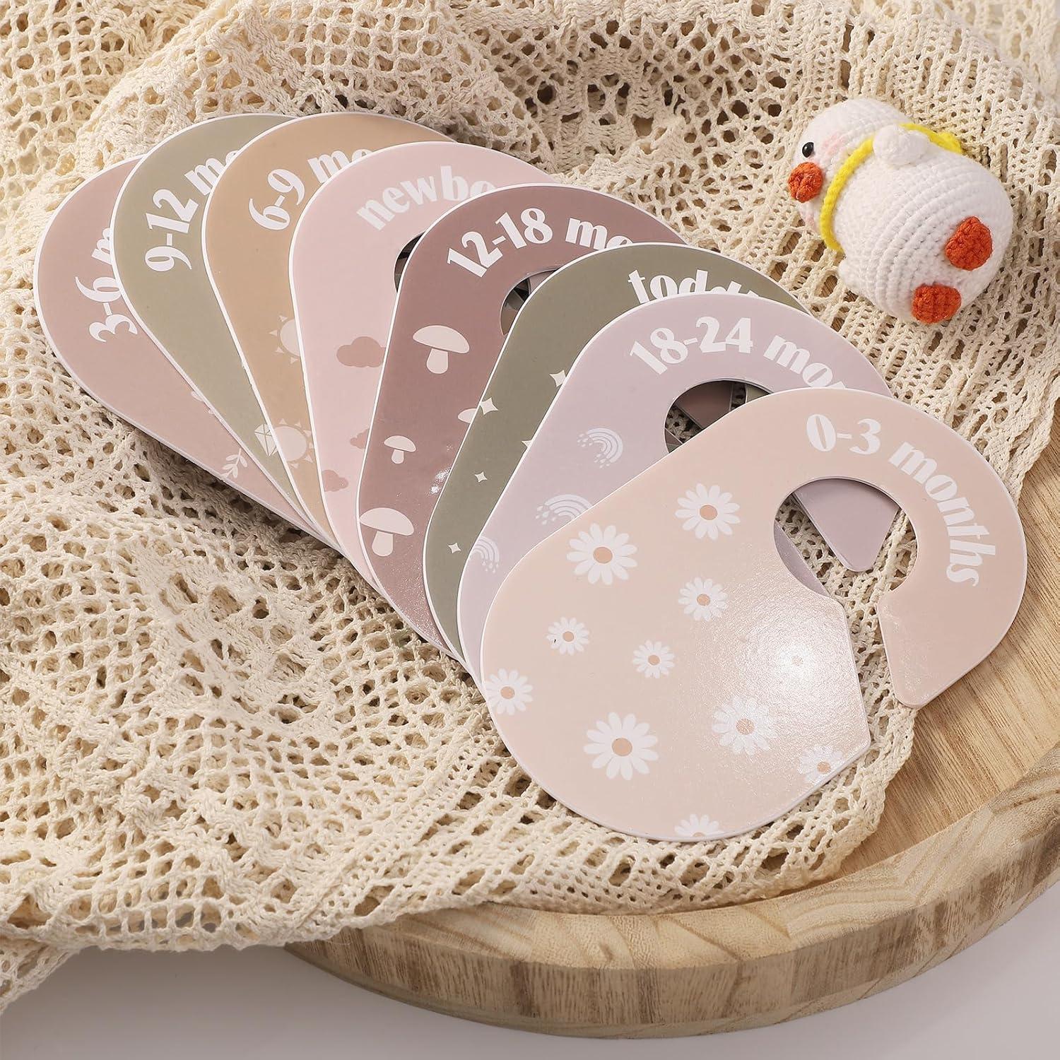 Divisor de Armario para Bebés WSICSE - Organizador de Ropa 8 Unidades