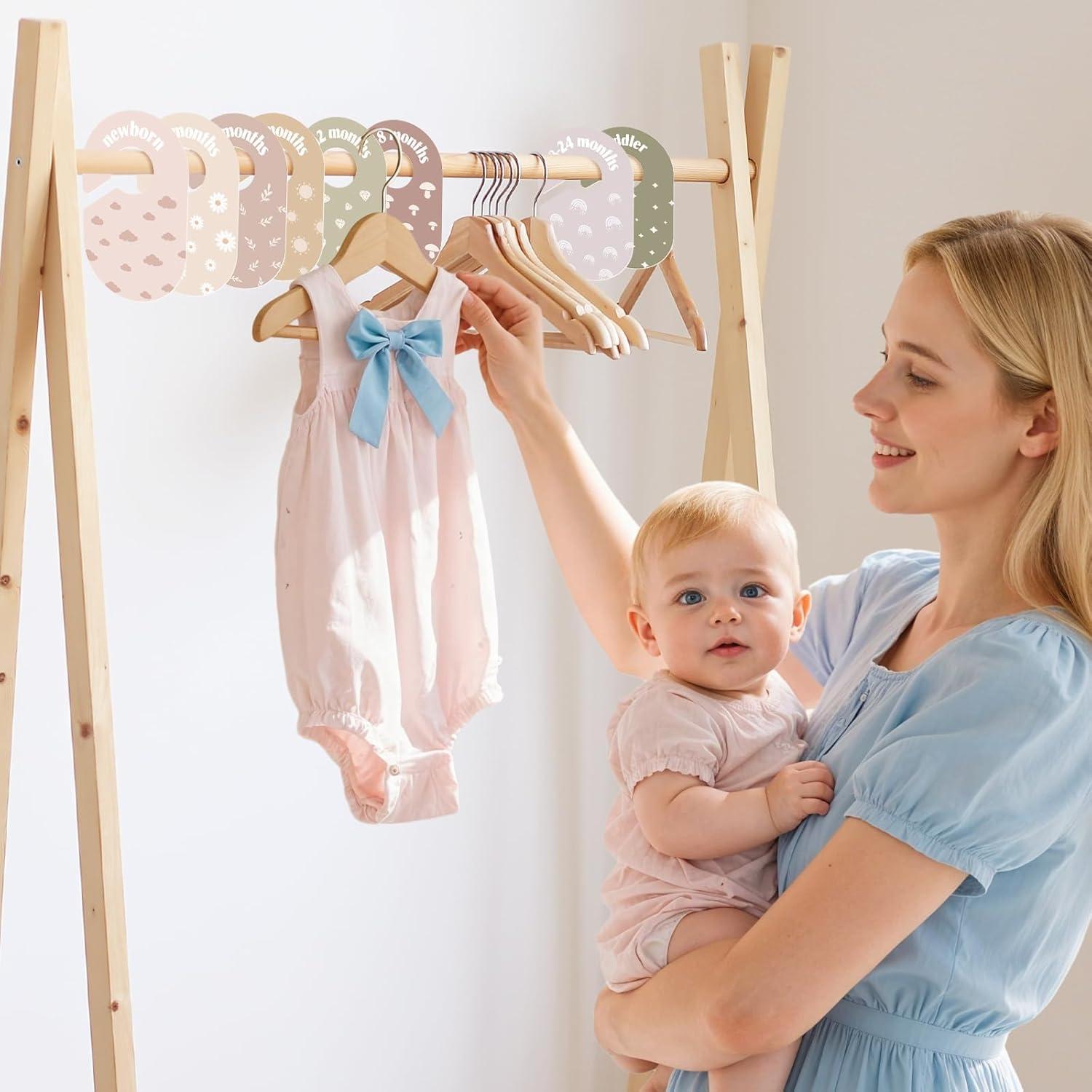 Divisor de Armario para Bebés WSICSE - Organizador de Ropa 8 Unidades