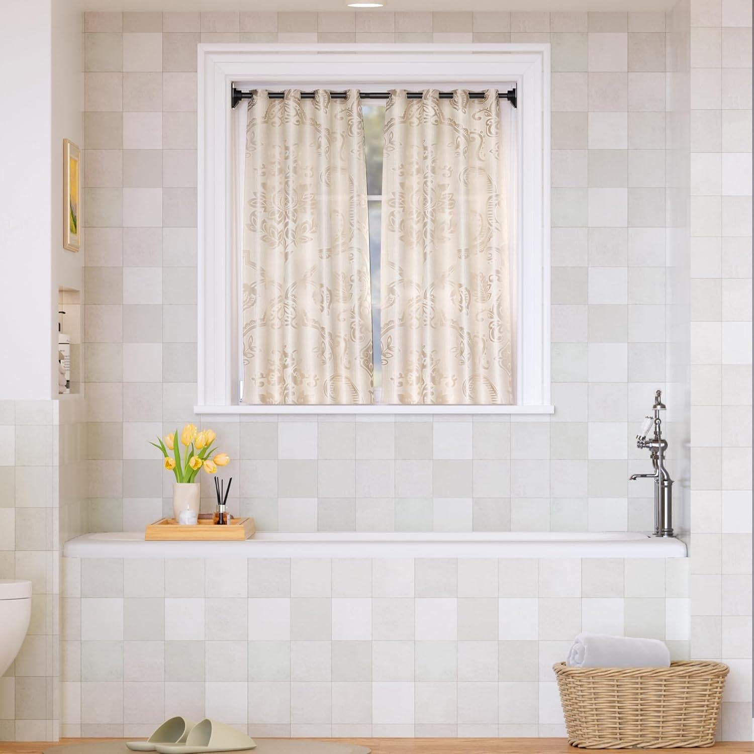 Varilla de Cortina de Tensión Ajustable EnjoyBasics 81-168 cm