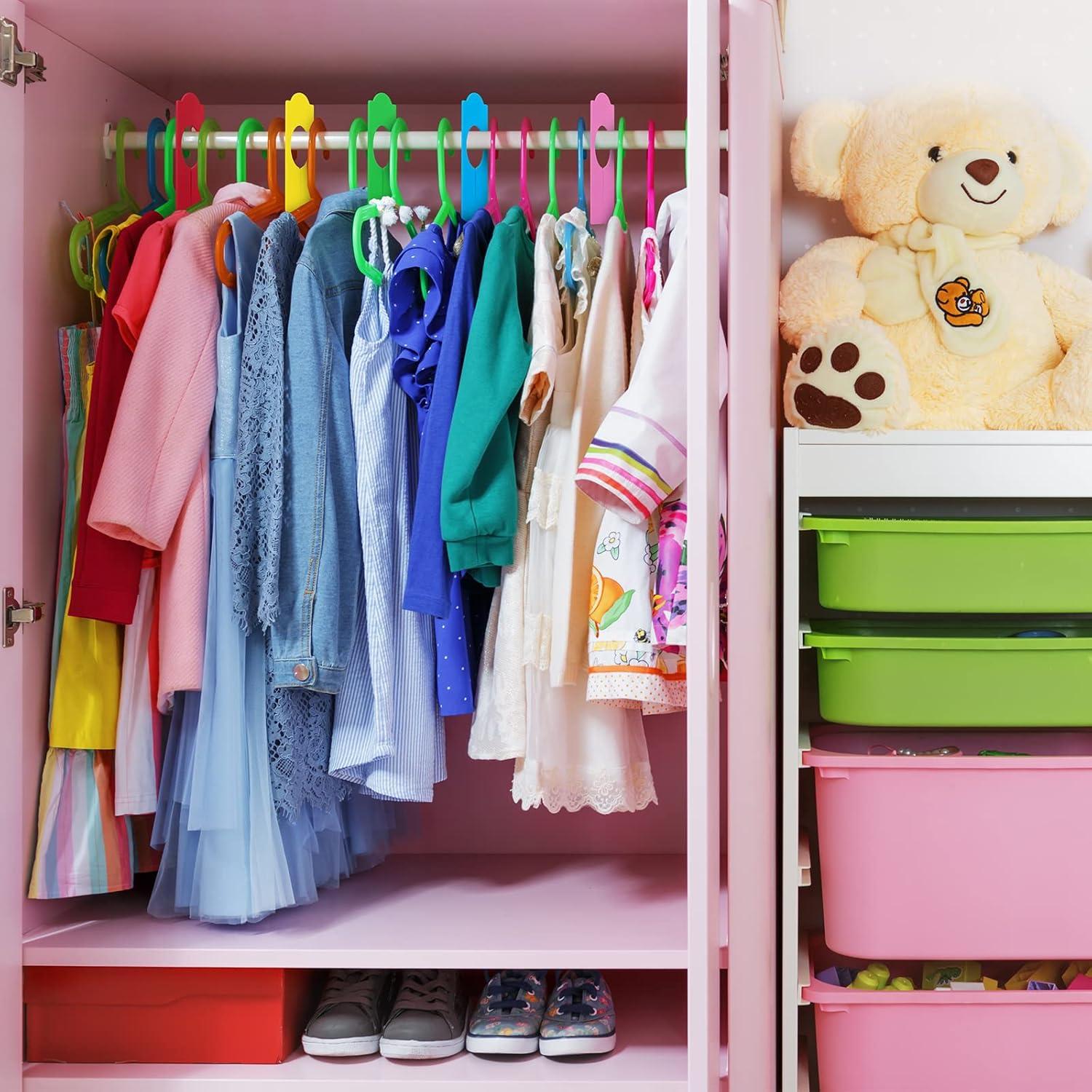 Divisores de Closet Sawysine 64 Pcs 8 Colores Rectangulares