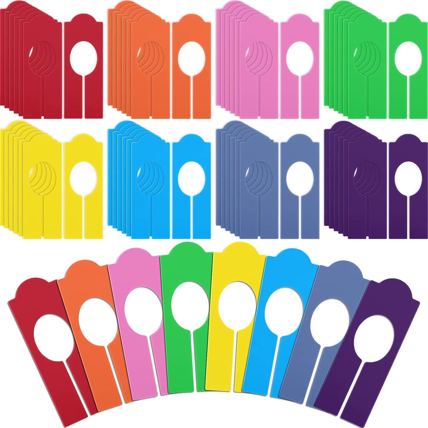 Divisores de Closet Sawysine 64 Pcs 8 Colores Rectangulares