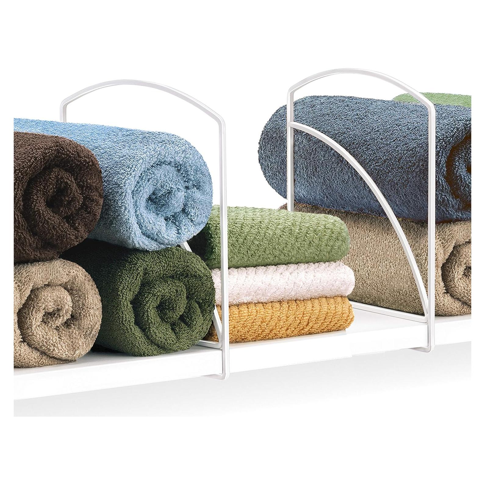 Divisores de Estantería Lynk - Organizador de Closet (Juego de 2) - Blanco