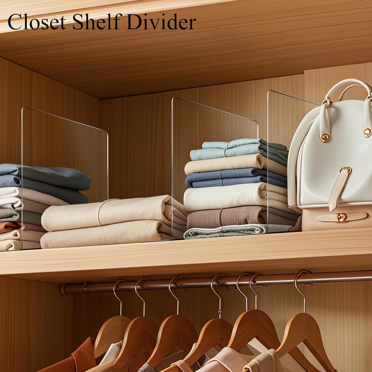 Divisores de Estante Acrílico Lebouri 30.48 cm - 8 Piezas