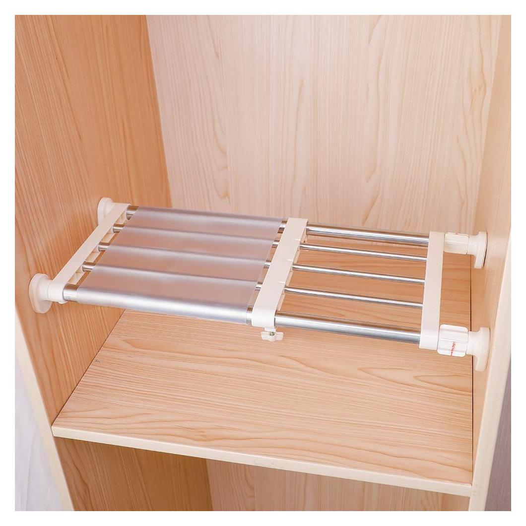 Estante Ajustable Hershii de Metal 40-60cm para Armario