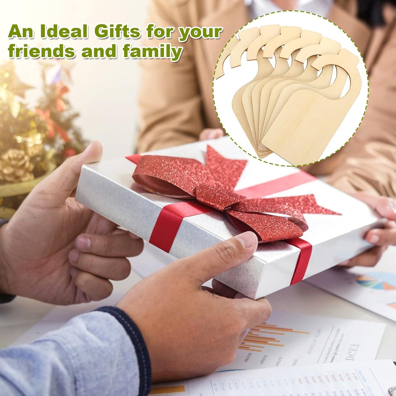 21 Divisores de Ropa en Madera Blanca DAJAVE 18x8 cm