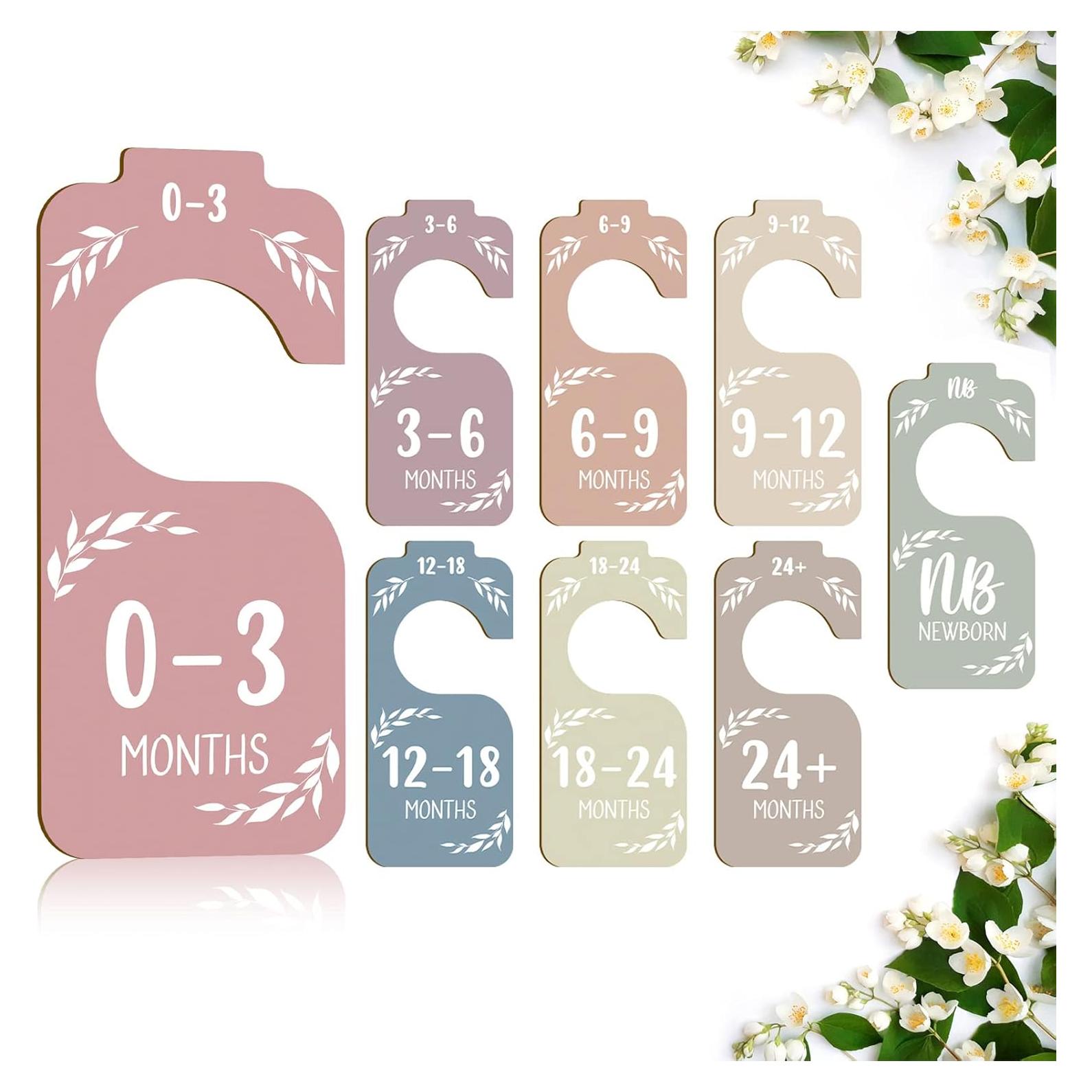 Divisores de Armario de Madera Yewfold para Ropa de Bebé