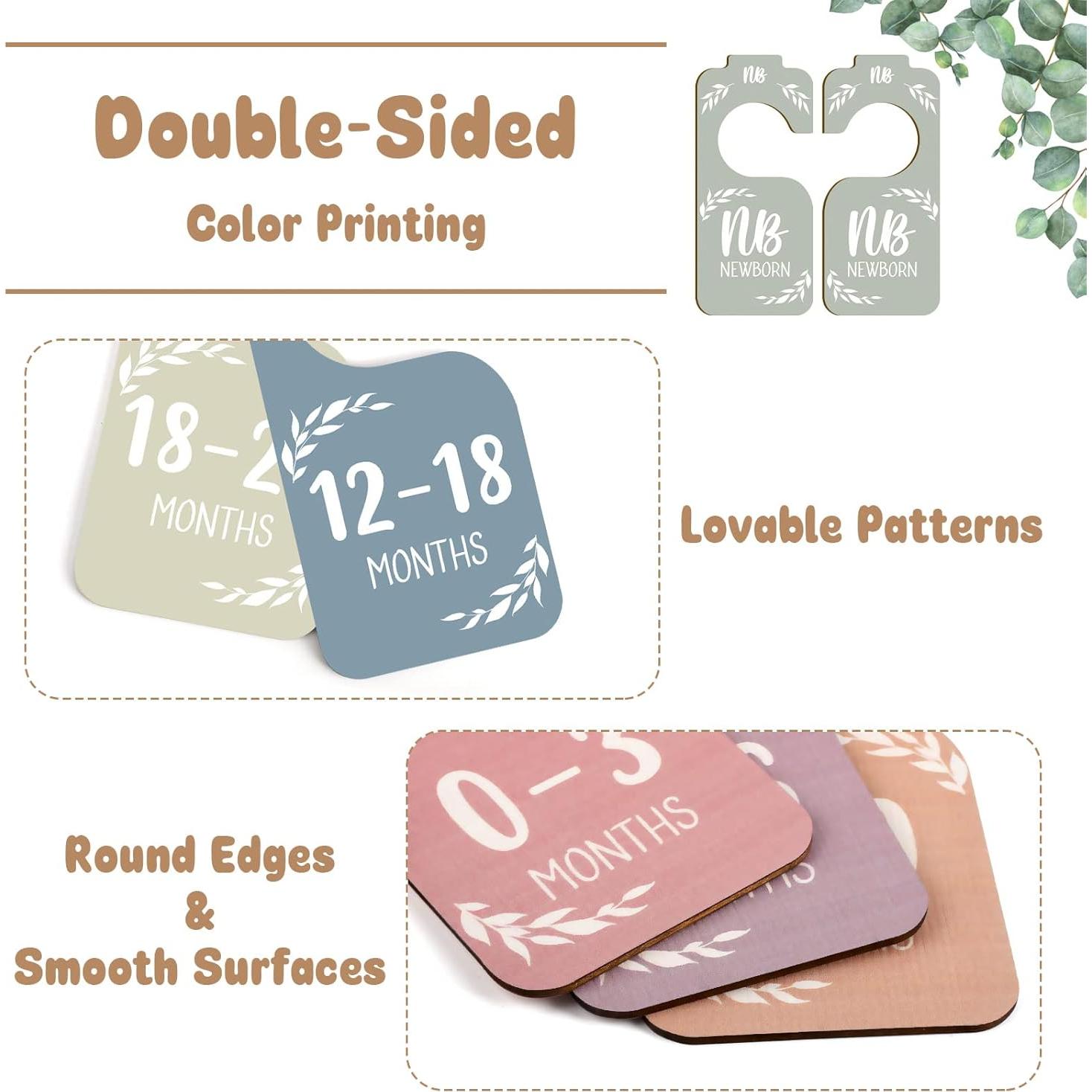 Divisores de Armario de Madera Yewfold para Ropa de Bebé