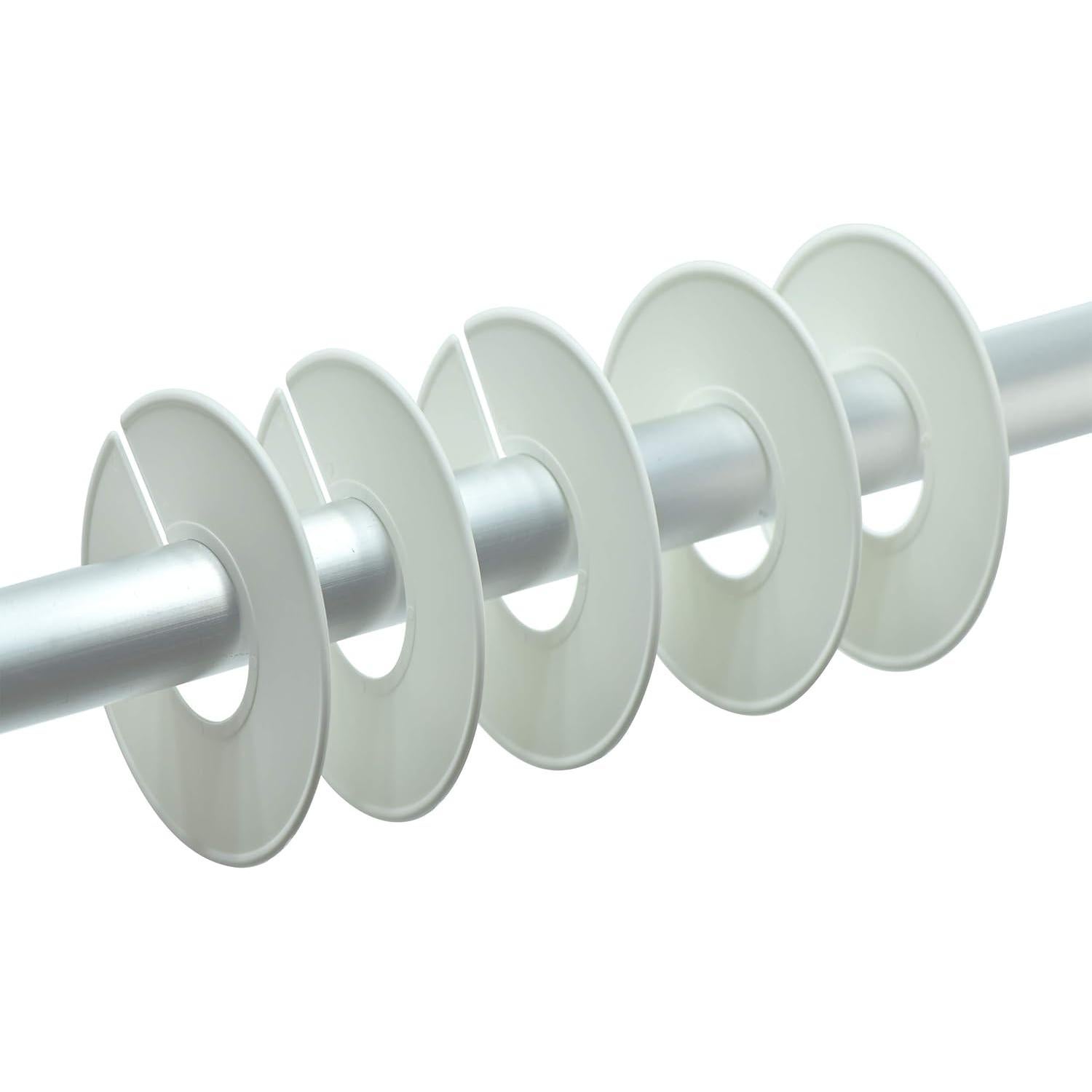 Divisores de Closet AMT 20 Piezas Redondos con Marcador Blanco