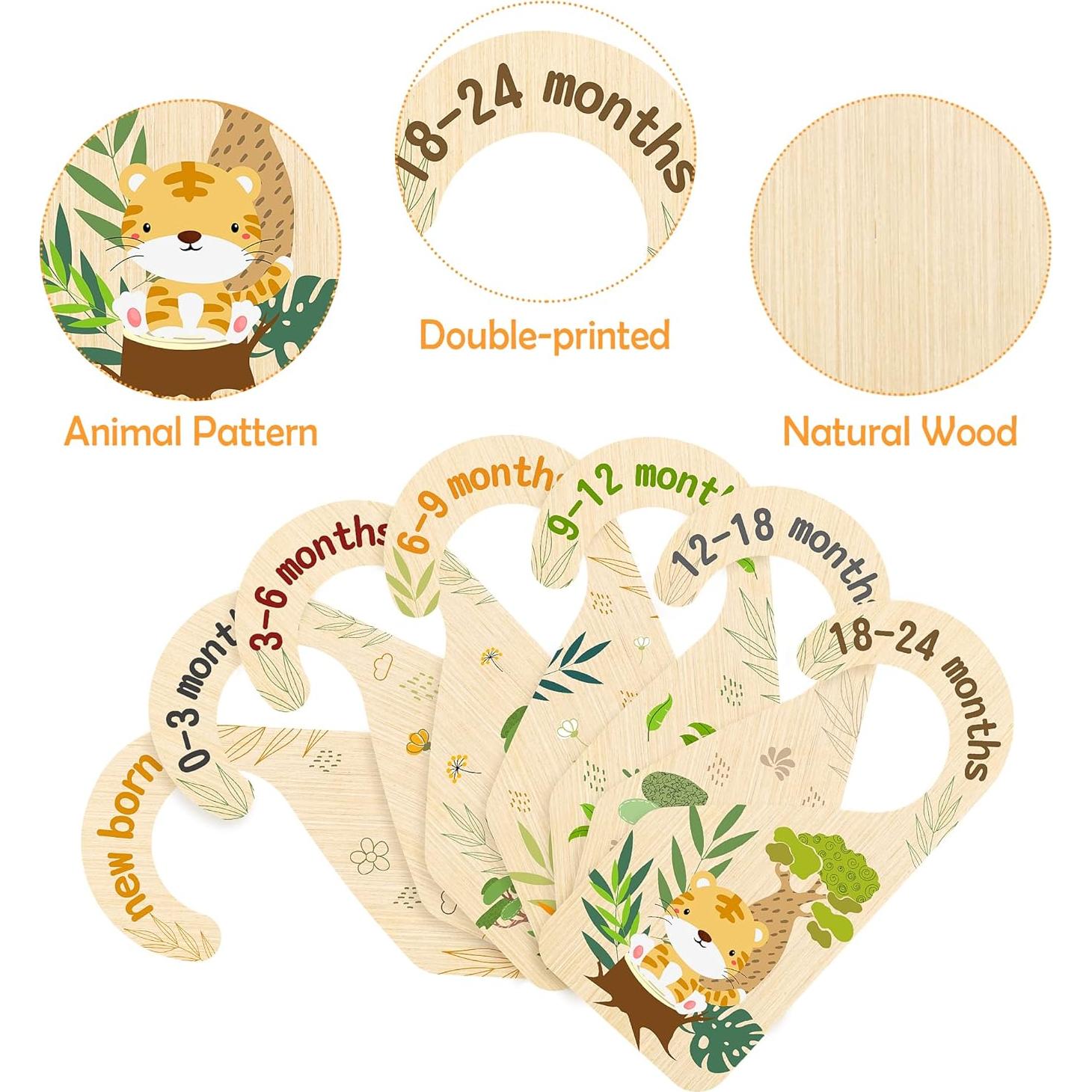 Divisores de Armario para Bebés R CABALLO 8Pcs Animales