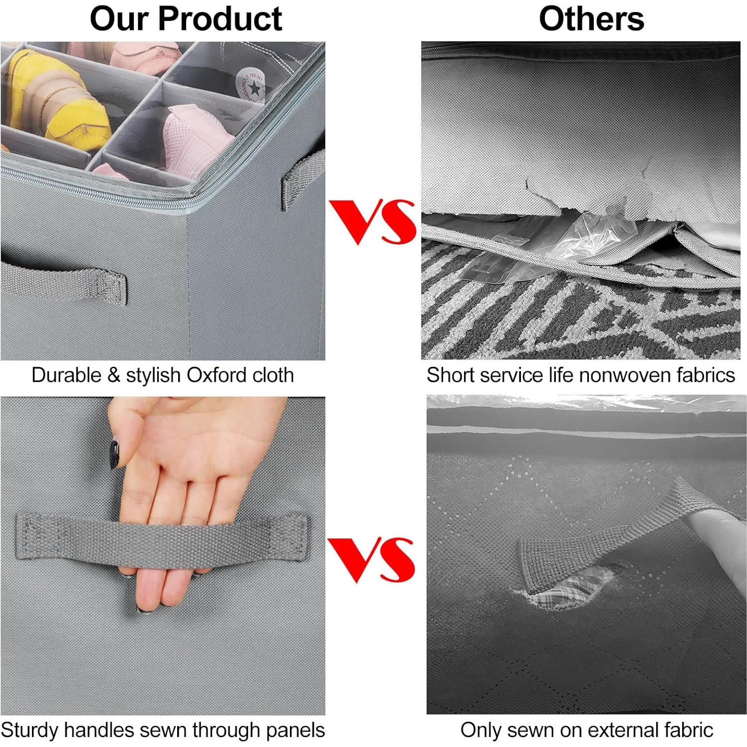 Organizador de Zapatos TOPIA HOME Extra Grande 20 Pares Gris