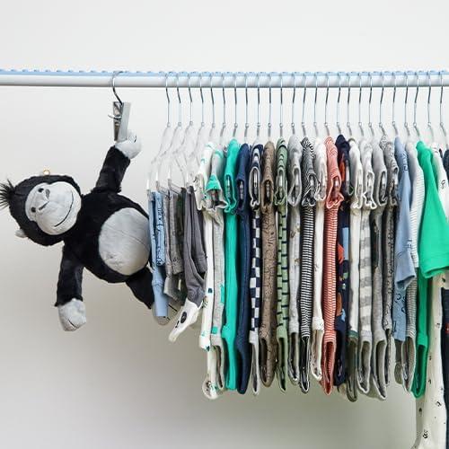 Cinta de Espaciado Roomedys 1.83m Azul Claro para Perchas