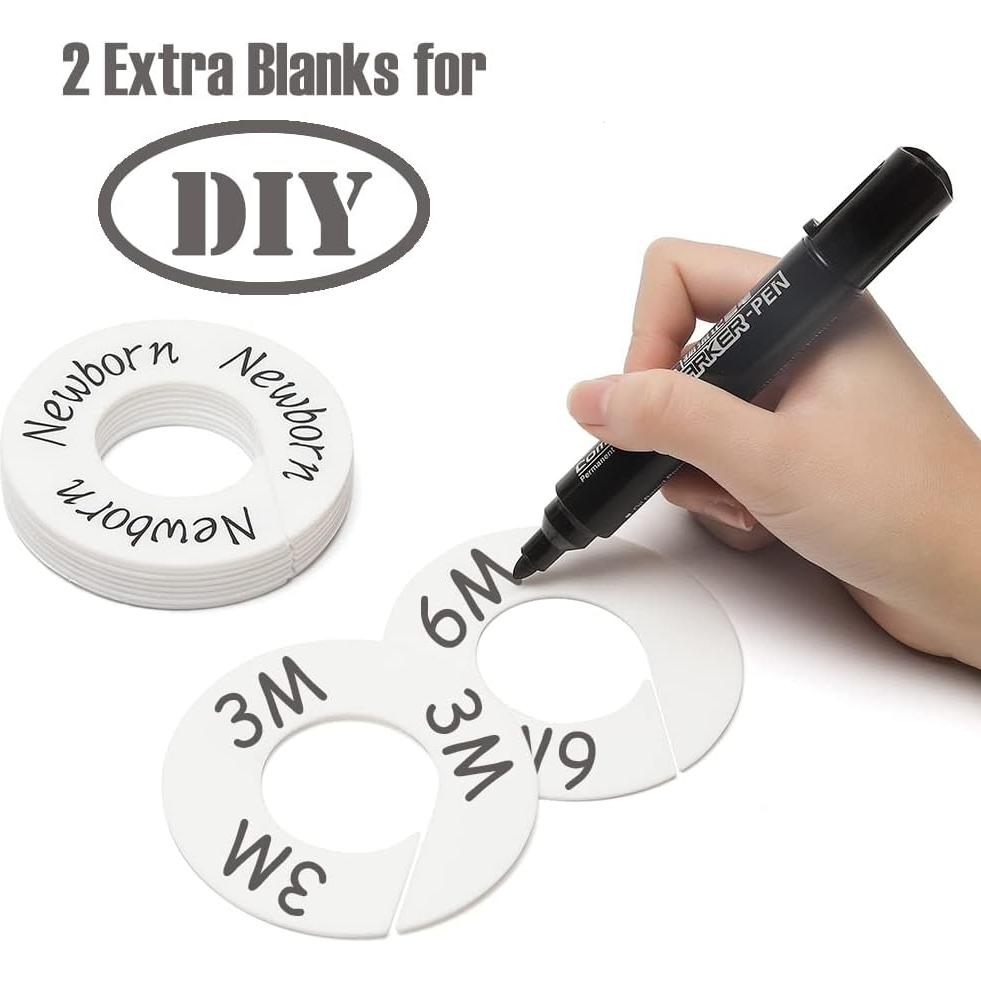 Divisores de Armario para Bebés Dabancy - Set de 10 Unidades