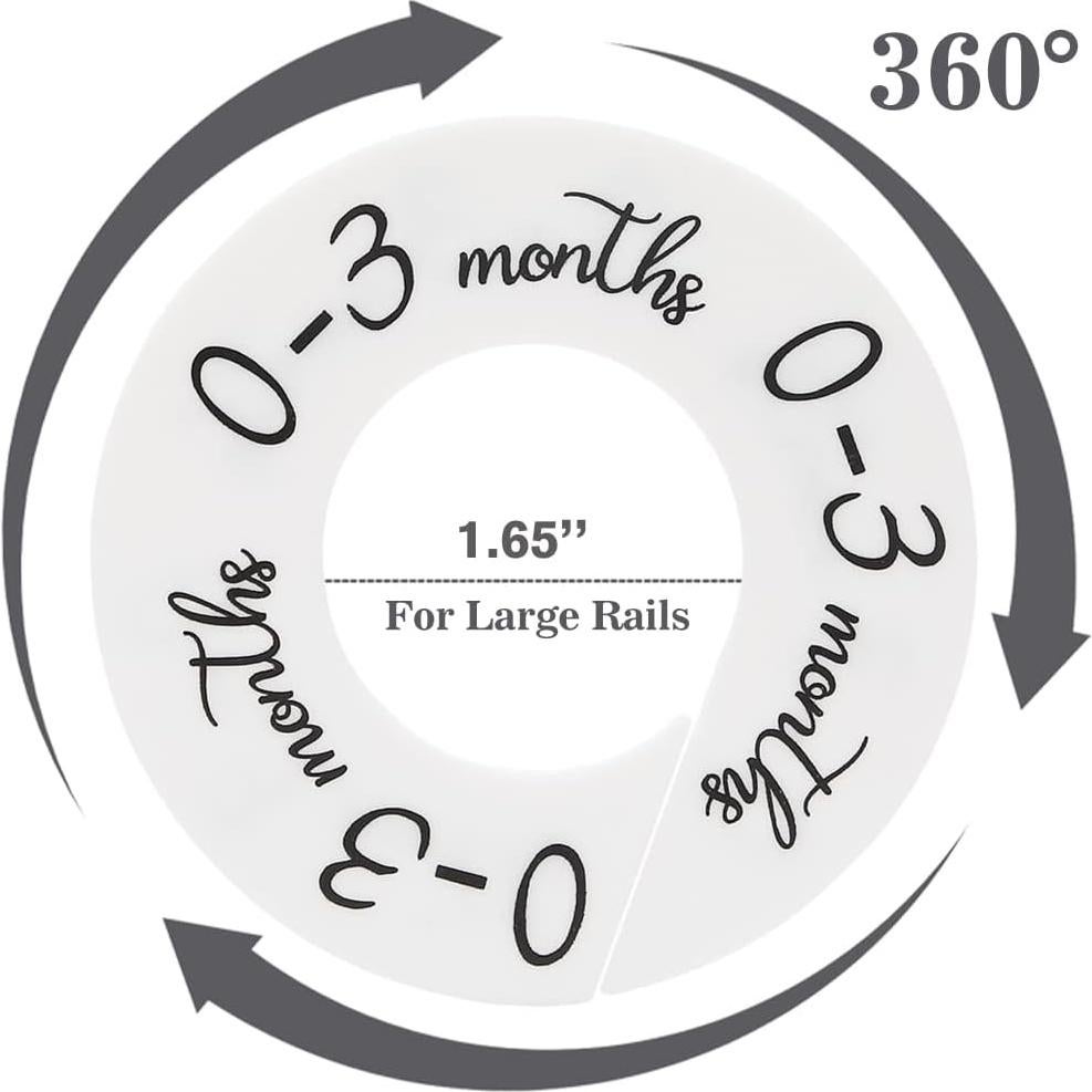 Divisores de Armario para Bebés Dabancy - Set de 10 Unidades