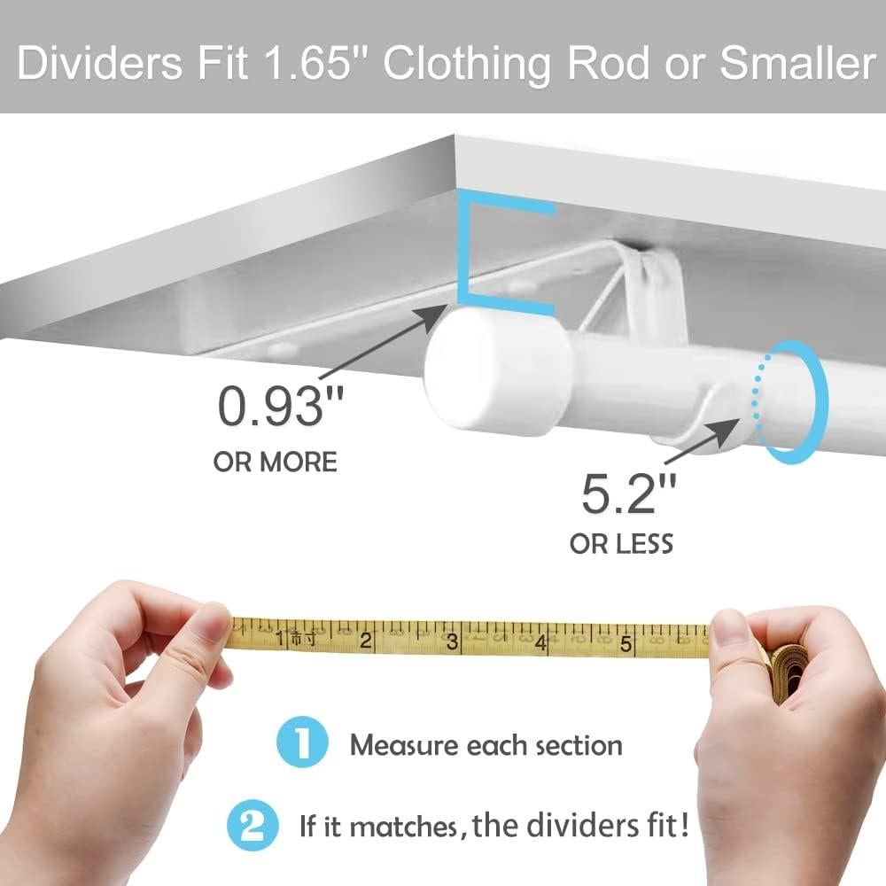 Divisores de Armario para Bebés Dabancy - Set de 10 Unidades