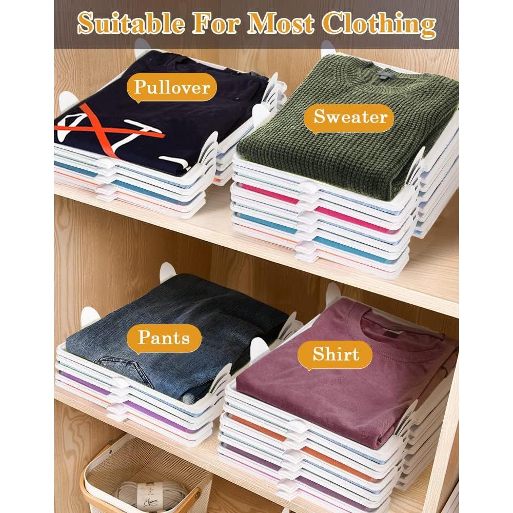 Organizador de Camisetas Accenter 10 Piezas 33.5x26.9cm