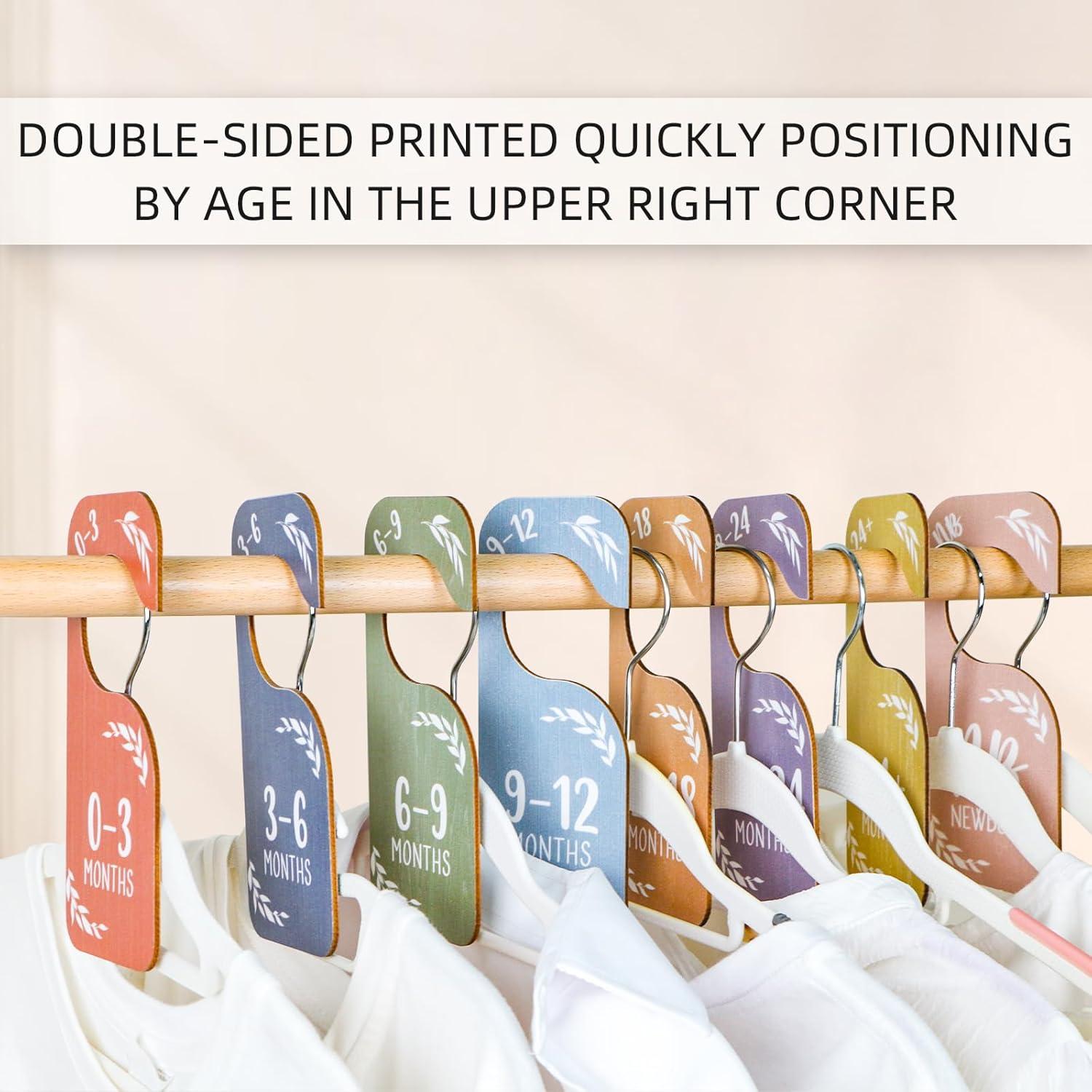 Divisores de Armario para Bebés Cranado - 8 Unidades Coloridas