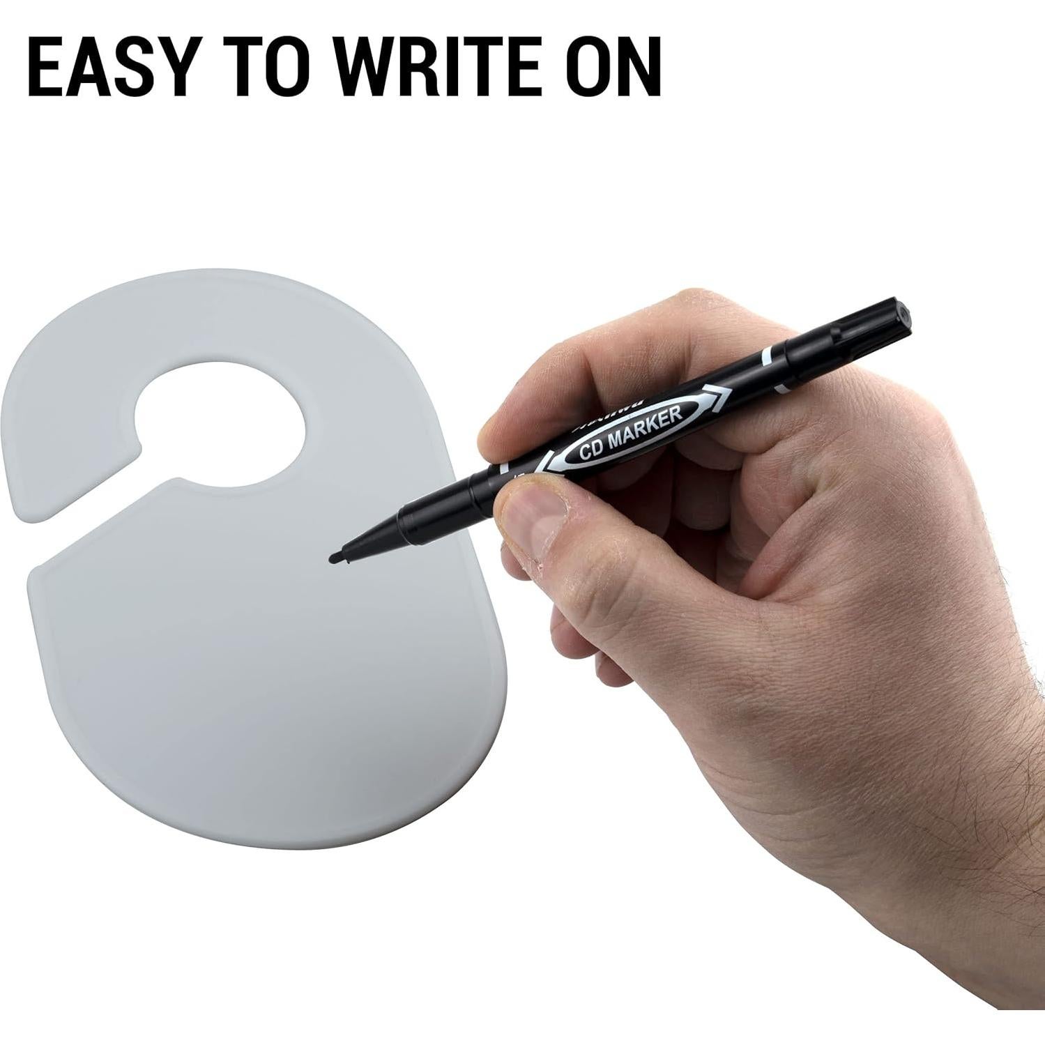 20 Separadores de Tamaño IFAMIO para Closet en Blanco 17x10cm