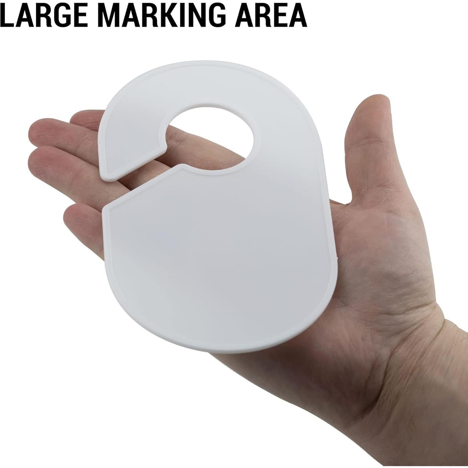 20 Separadores de Tamaño IFAMIO para Closet en Blanco 17x10cm