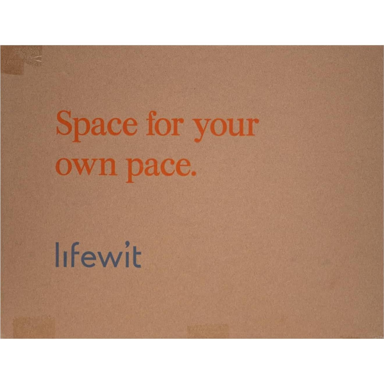 Cesta de Ropa Sucia Doble Lifewit 136L Azul Plegable con Tapa