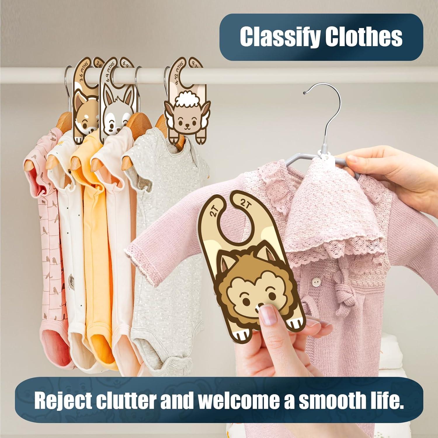 Divisores de Armario para Bebés YOOTADO - Juego de 8, Diseño Animal