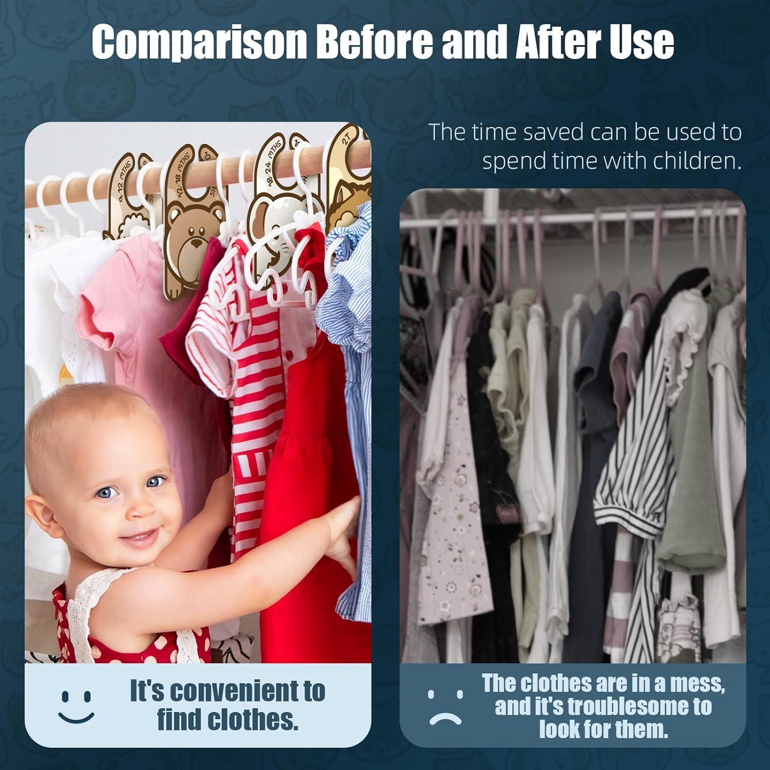 Divisores de Armario para Bebés YOOTADO - Juego de 8, Diseño Animal