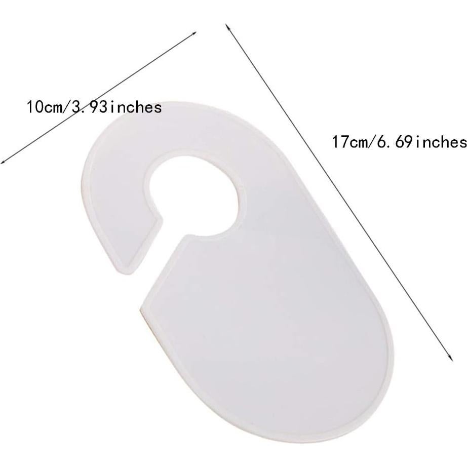 10 Divisores de Tamaño para Armario Luzen Blancos 17x10cm