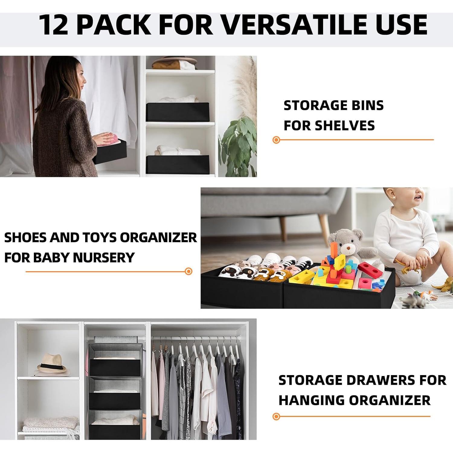 Organizador de Cajones Criusia 12 Paquete - Sin Olor, Apilable