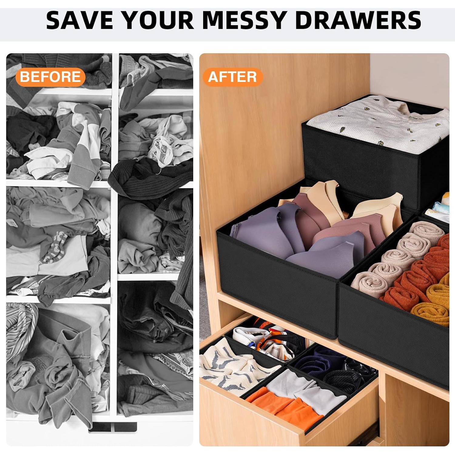 Organizador de Cajones Criusia 12 Paquete - Sin Olor, Apilable