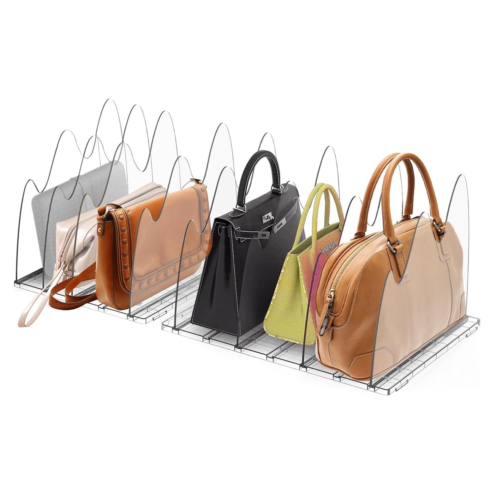 Organizador de Bolsos ABuff 2 Paquetes Ajustable Transparente