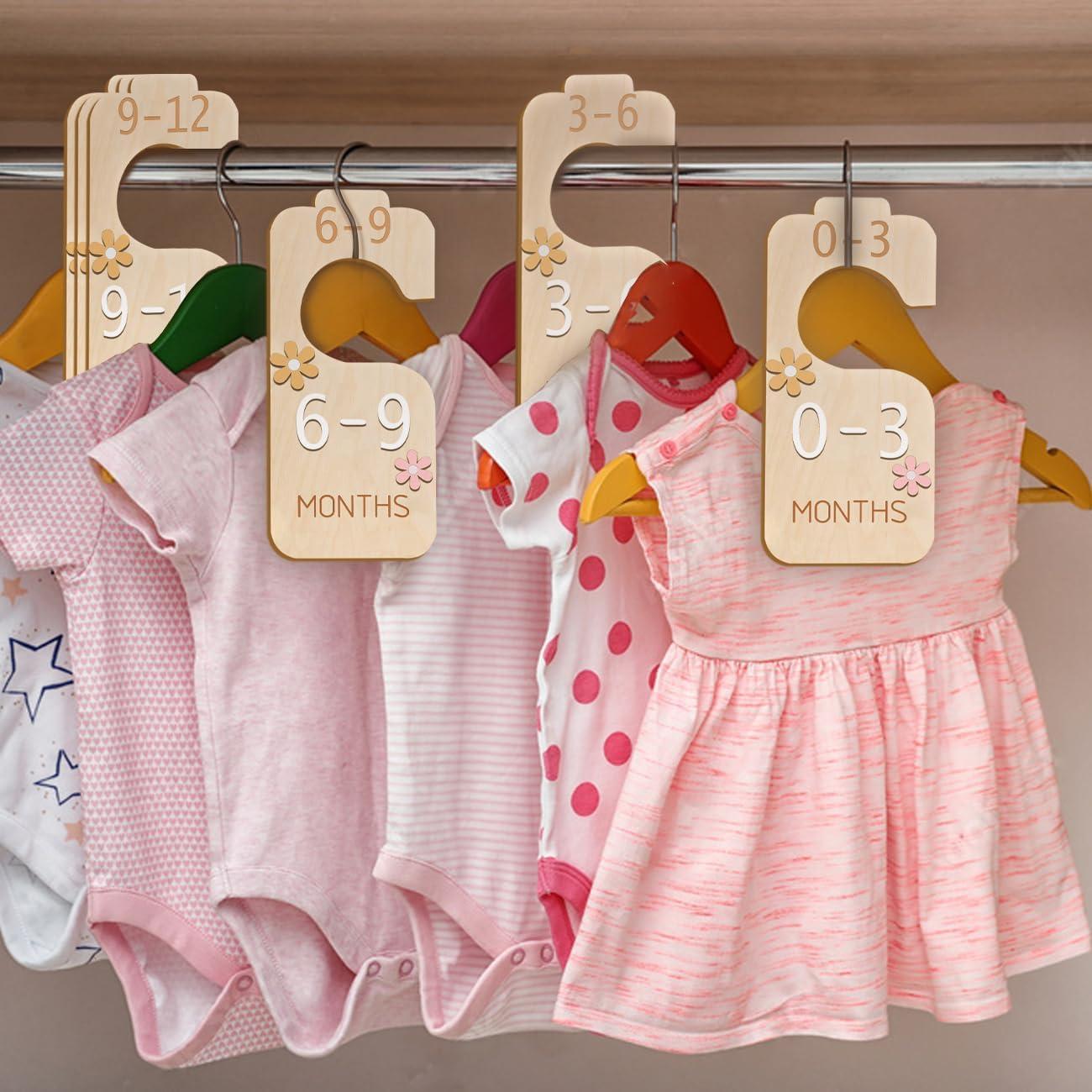 Divisor de Armario para Bebés eoscasely - Madera Natural 3D