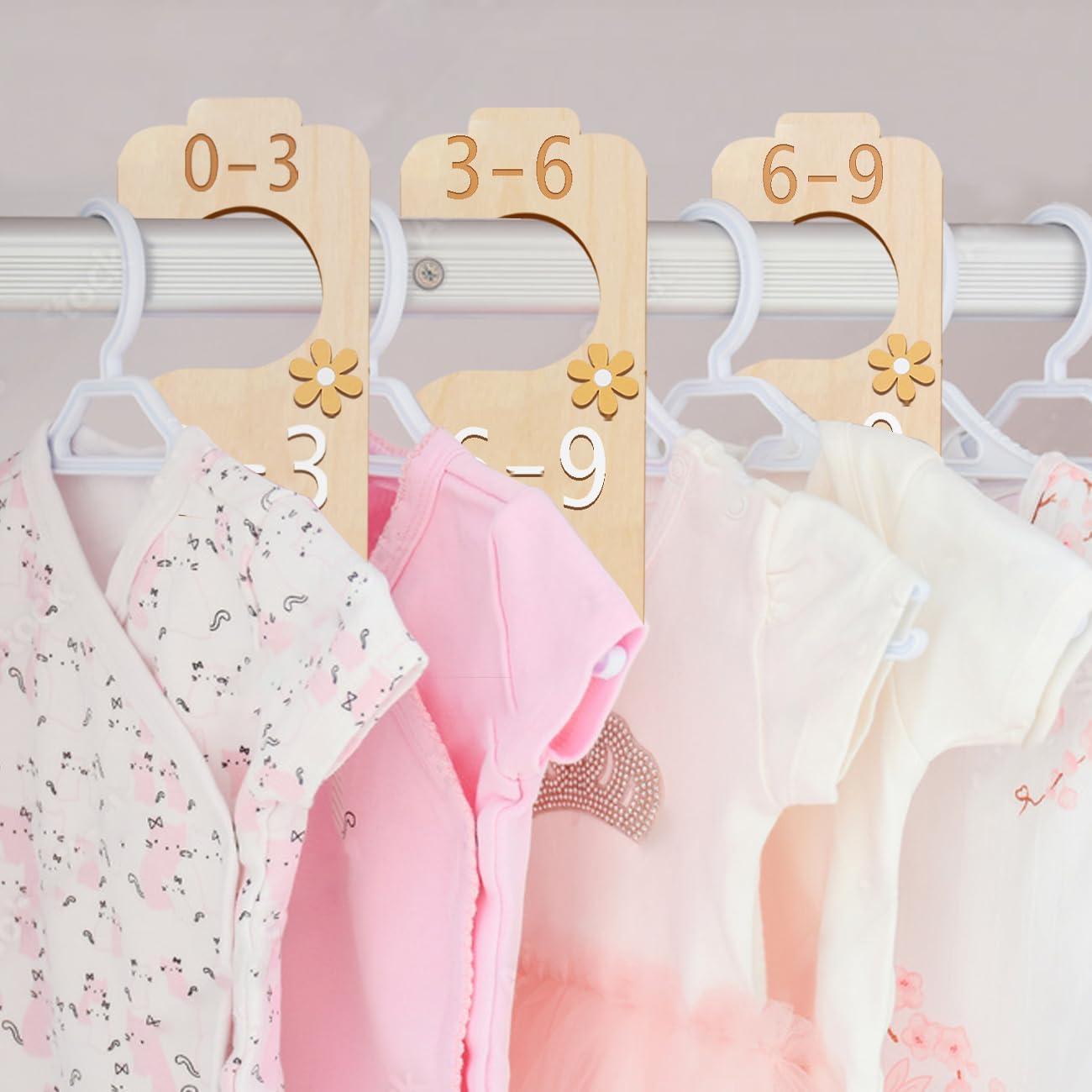 Divisor de Armario para Bebés eoscasely - Madera Natural 3D