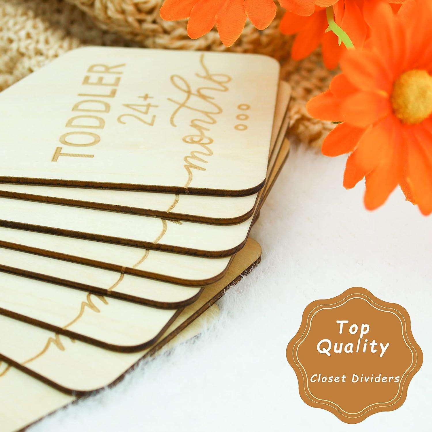 Divisores de Armario para Bebés Onyiboer - Juego de 8 Madera