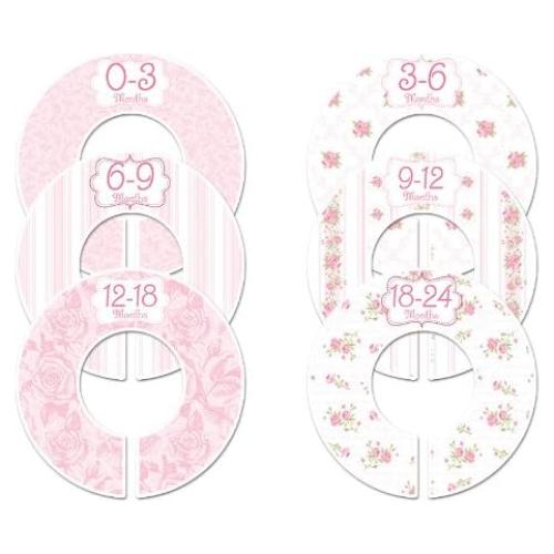 Divisores de Tamaño para Ropa de Bebé Closet Doodles Set de 6