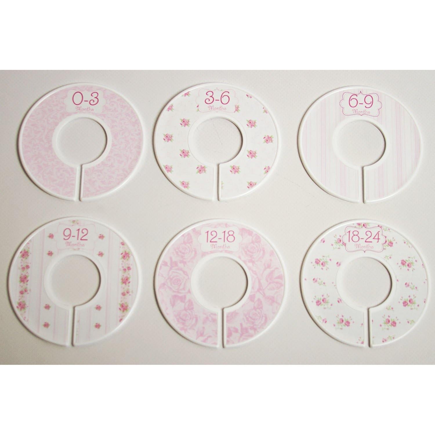 Divisores de Tamaño para Ropa de Bebé Closet Doodles Set de 6