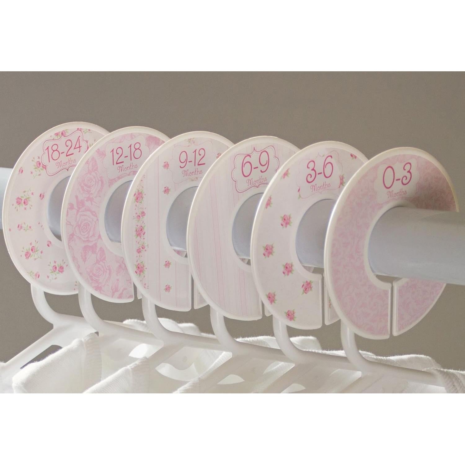 Divisores de Tamaño para Ropa de Bebé Closet Doodles Set de 6