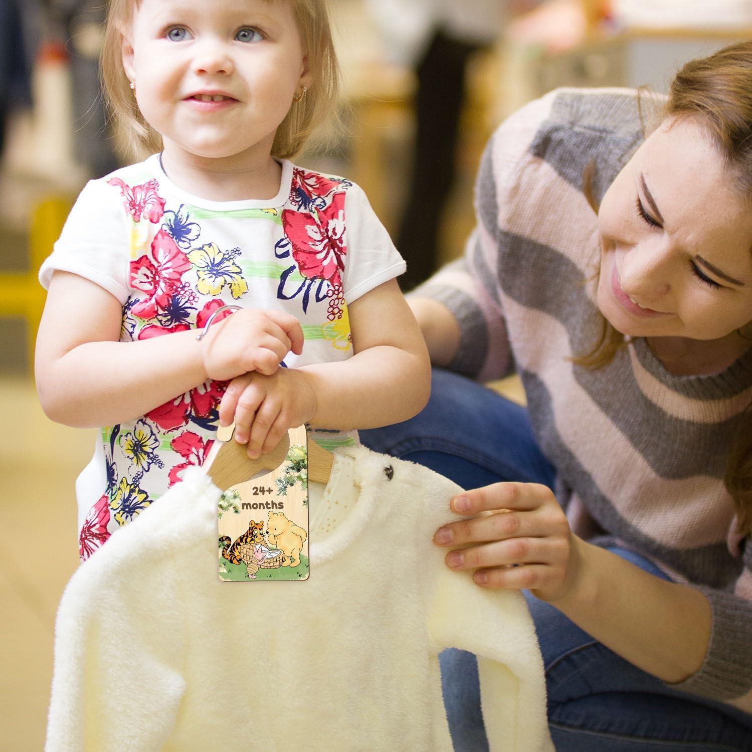 Divisores de Closet de Madera Winnie 8 Pcs para Bebés