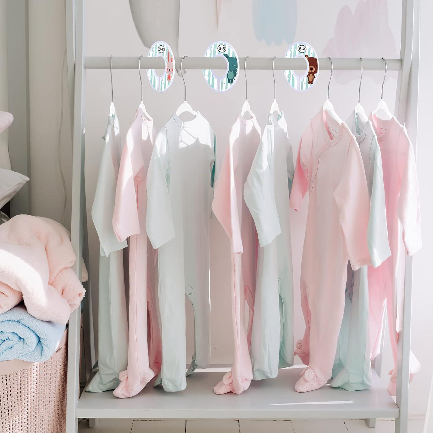 Perchas para Bebés VIS'V de Terciopelo 28 cm - 50 Piezas