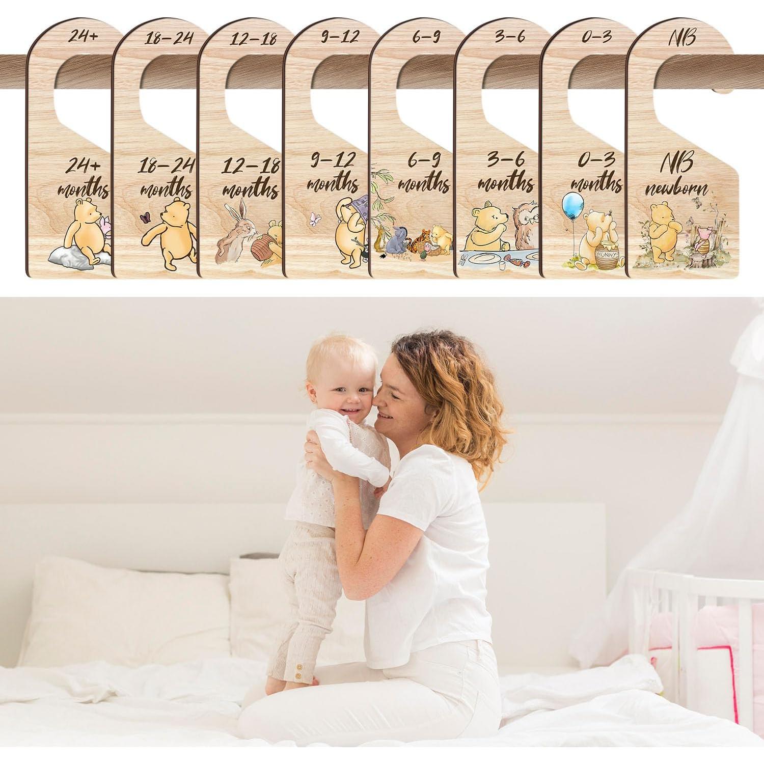8 Divisores de Armario para Bebés Hatzelou - Madera Winnie