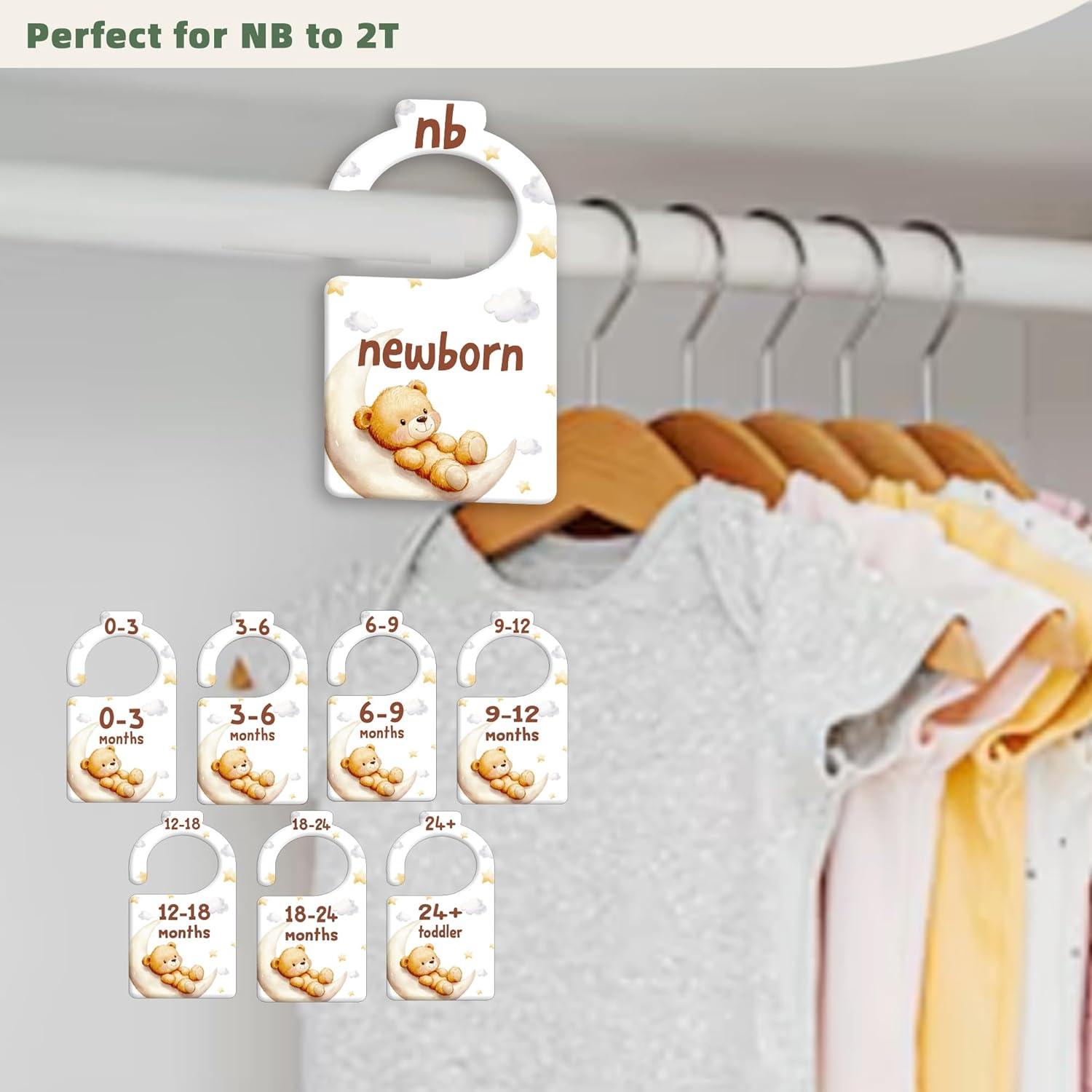 Divisores de Armario para Bebé JMOST - 8 Piezas, 0-24 Meses