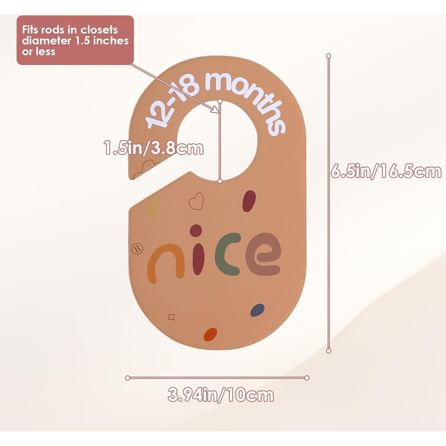 Divisores de Closet para Bebés Ahzufuky - Set de 8 Unidades