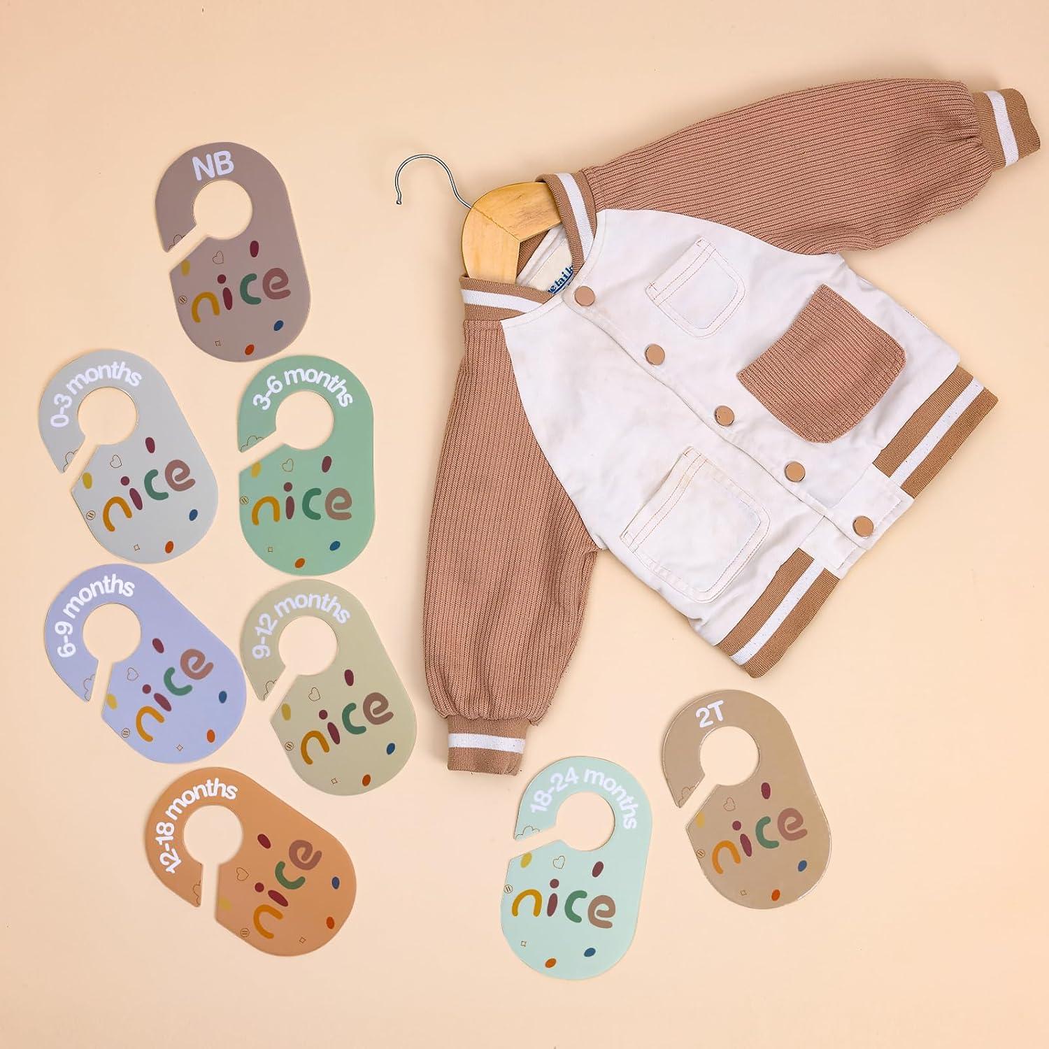 Divisores de Closet para Bebés Ahzufuky - Set de 8 Unidades