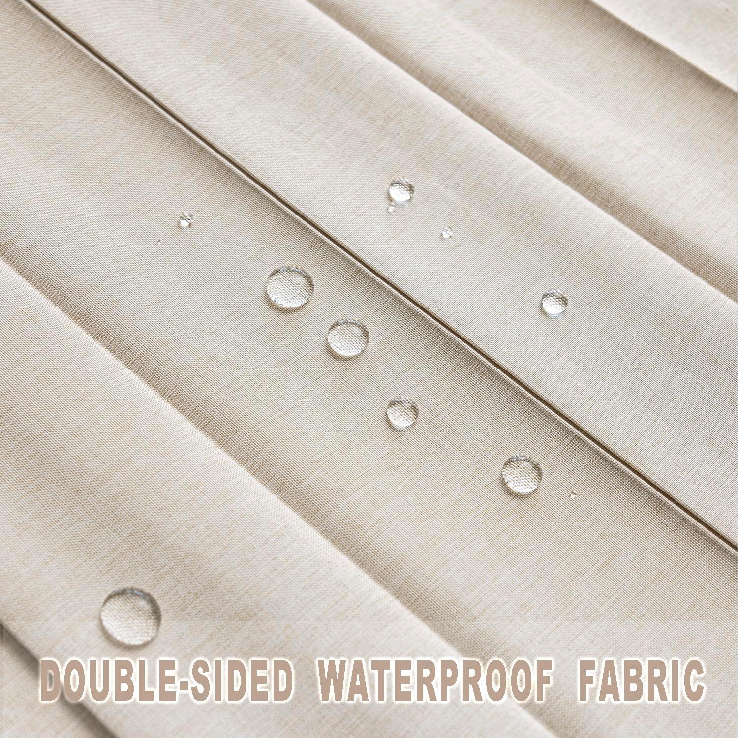 Cortina Acordeón Vatge Beige 100x198 cm para Closet y Divisiones