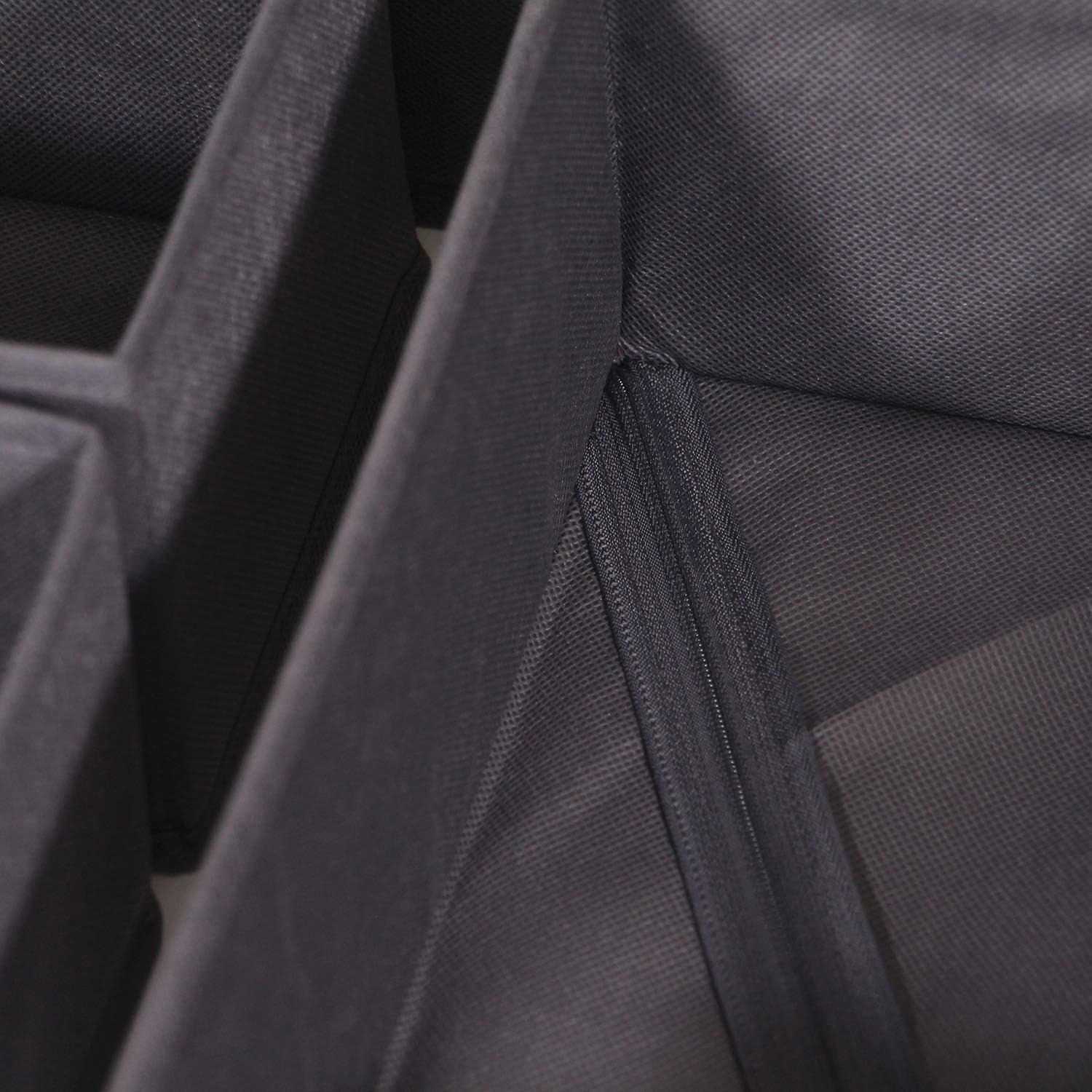Organizador de Cajón DIOMMELL 12 Piezas Tela Plegable Gris